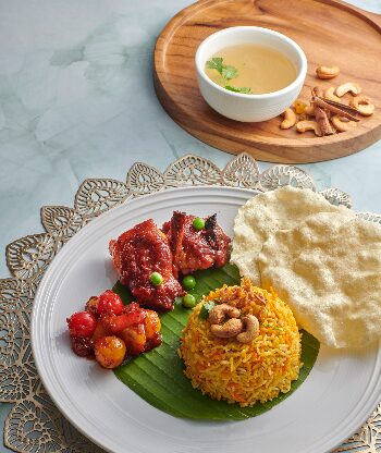 Nasi Briyani with Ayam Masak Merah