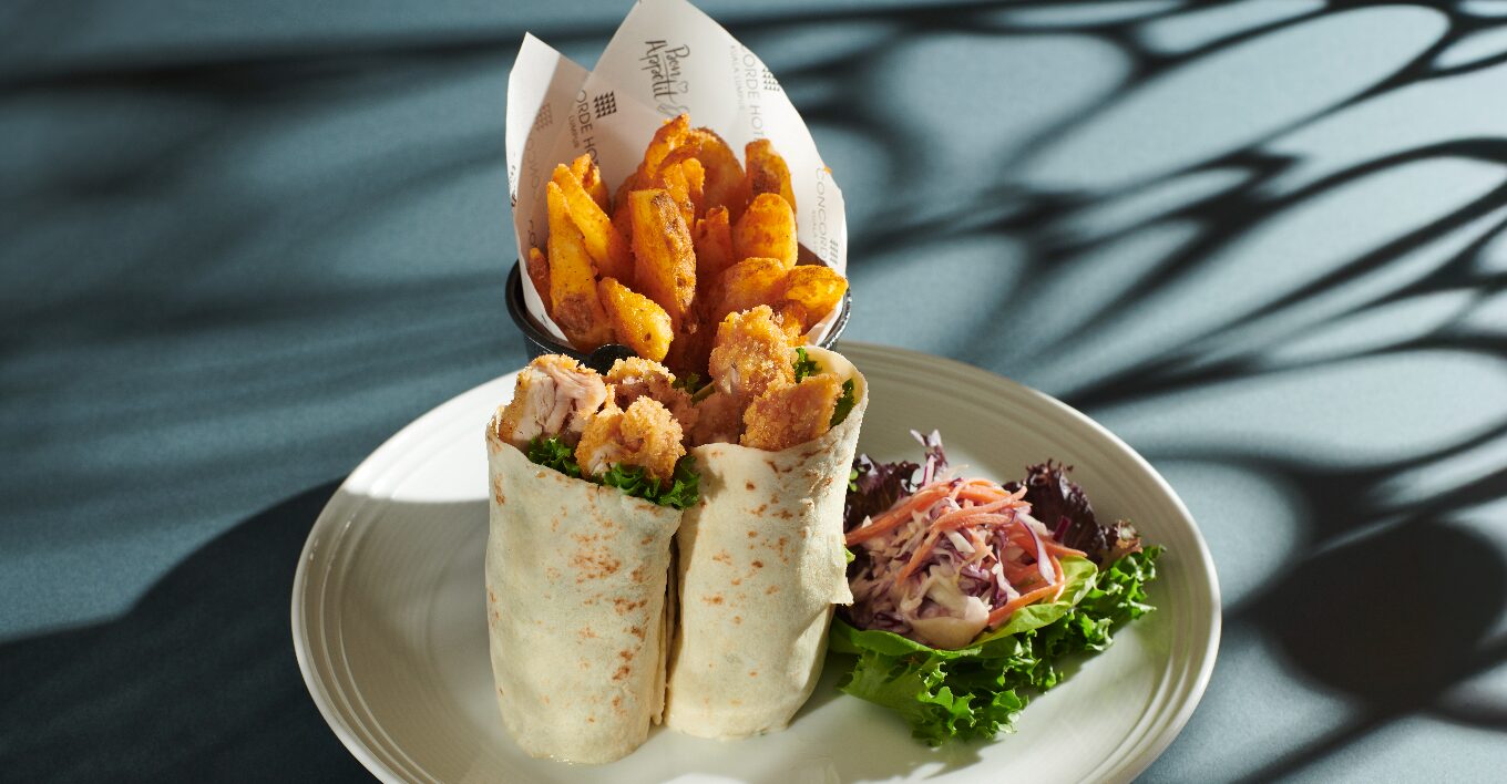 Roasted Chicken Sesame Wrap