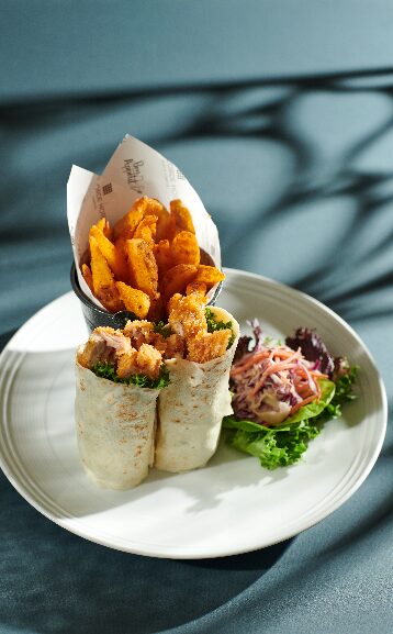 Roasted Chicken Sesame Wrap