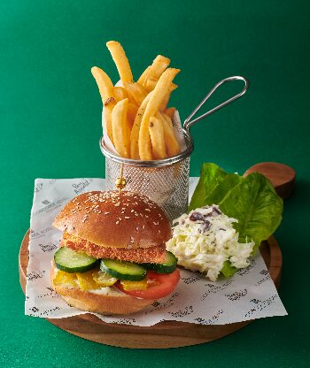 Breaded Seabass Wasabi Mayo Sandwich