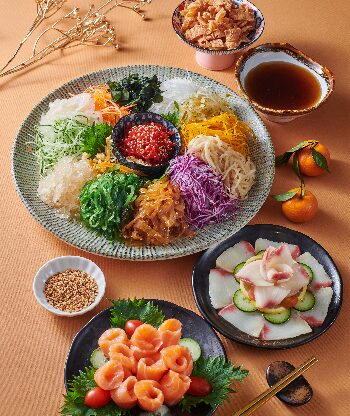 Yee Sang Good Fortune Toss at Kazuma