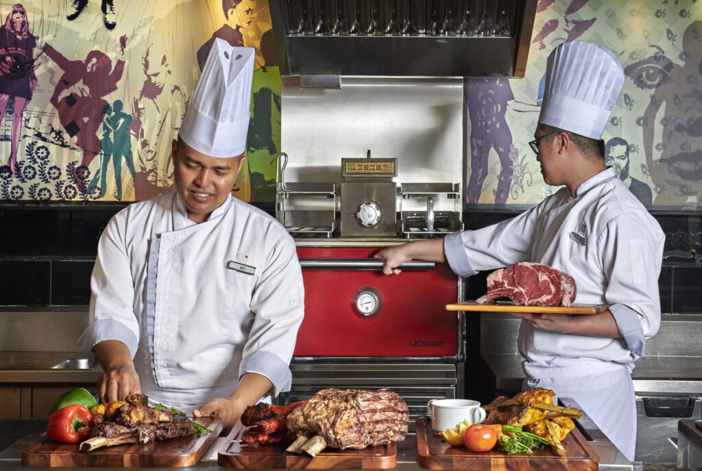 Two Chefs Inside the Restaurat in Kuala Lumpur