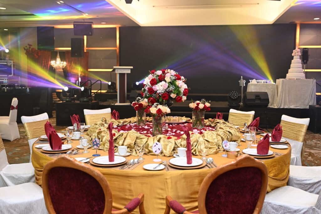 Table Presentation for a Traditional Event in Concorde