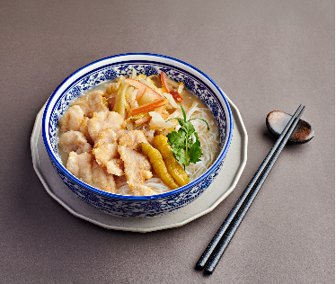 Fish Fillet & Pickled Vegetable Rice Noodle Soup